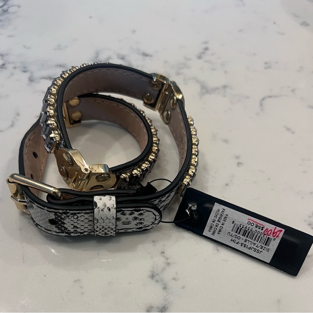 BCBG gold snake wrap bracelet